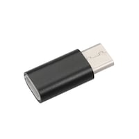 Picture of Rkn Electronics Female Usb Type-C To Male Micro Usb Adapter, Black