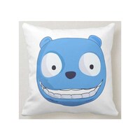 Picture of 1st Piece Smiley Bear Printed Decorative Cushion, White, 40 X 40Cm