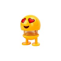Rkn Smiley Dolls Cute Cartoon Funny Emoji Car Ornaments, Yellow, RKN19080
