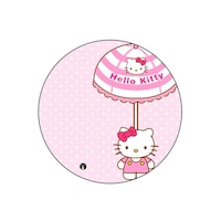 Picture of BP Hello Kitty Printed Round Pin Badge, Large, Pink
