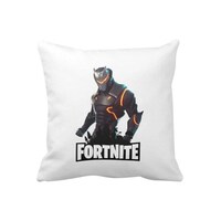 Picture of 1st Piece Fortnite Game Omega Skin Printed Square Pillow, White, 40 x 40cm