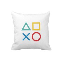 Picture of 1st Piece PlayStation Buttons Printed Decorative Pillow, 40 x 40 cm