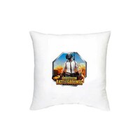 Picture of RKN PUBG Octagan Background Printed Decorative Cushion, 16 x 16inch