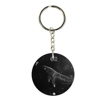 Picture of BP A Whale Double Side Printed Keychain, 30mm