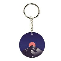 Picture of BP A Mountain Double Side Printed Keychain, 30mm