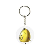 Picture of BP Anime Digimon Double Side Printed Keychain, White & Yellow