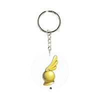 Picture of BP Anime Digimon Printed Keychain, Yellow & White