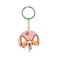 Picture of BP Anime Dog Printed Keychain, Multicolour