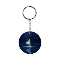 Picture of BP Cartoon Printed Double Sided Keychain, Blue