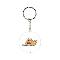 Picture of BP Cat Printed Double Sided Keychain, 30mm
