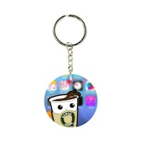 Picture of BP Coffee Printed Keychain, 30mm