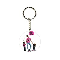 BP Double Sided Mom Life Is The Best Life Printed Keychain