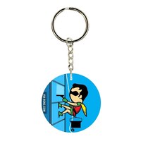BP Double Sided Robin Printed Keychain