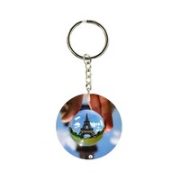 Picture of BP Eiffel Tower Printed Pocket Keychain, 30mm