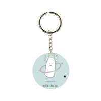 Picture of BP Milk Shake Printed Single Sided Keychain, 30mm