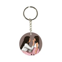 Picture of BP Mother & Daughter Printed Double Sided Keychain