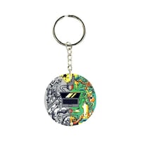 Picture of BP Right & Left Brain Printed Printed Keychain, 30mm