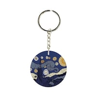 Picture of BP Vincent Van Gogh Painting Printed Keychain, 30mm