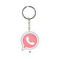 Picture of BP WhatsApp Printed Single Sided Keychain, 30mm