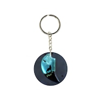 Picture of BP Wolf Printed Single Sided Keychain, 30mm