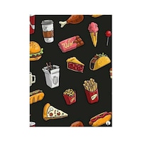 Picture of BP Food Mouse Pad, Black, 8.63 x 7.04inch