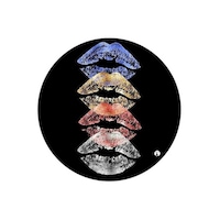 Picture of BP Lips Printed Round Mouse Pad, 8.63 x 7.04inch