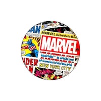Picture of BP Marvel Printed Round Mouse Pad, 8.63 x 7.04inch