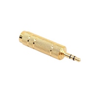Picture of RKN Electronics Stereo Headphone Jack Audio Adapter, 6.3mm, Gold