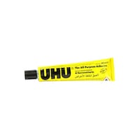 Uhu All Purpose Adhesive Liquid Glue, Yellow & Black, 60g