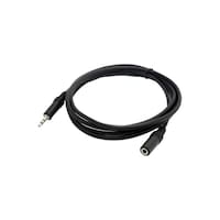RKN 3.5mm Male to 3.5mm Female Extension Stereo Audio Cable, 3m, Black