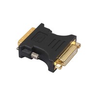 Picture of RKN DVI-D 24+1 Male to DVI-I 24+5 Female Converter Connector, Black