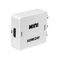 Picture of RKN Electronics HDMI To AV 3RCA CVBs Converter Adapter, White