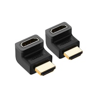Ugreen Hdmi Male To Female Adapter Set, Black, 2-Piece