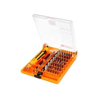 Picture of Jakemy 45 In 1 Magnetic Screwdriver Tool Kit, Black/Orange