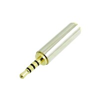 Picture of RKN 2.5mm Male Jack To 3.5mm Male Plug Aux Stereo MIC TRRS Adapter