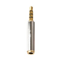 Picture of RKN 3.5mm Male To 3.5mm Female Audio Jack Adapter, 3.5M Silver & Gold