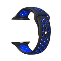 Picture of Porodo Nike Wrist Band For Apple Watch 38-40 mm, Black and Blue