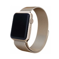 Picture of RKN Stainless Steel Band Strap with Screen Protector for Apple Watch, Gold