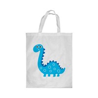 Picture of Rkn Cartoon Dinosaur Printed Shopping Bag, White Small 25 X 20 Cm, RKN16232