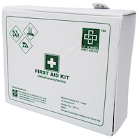 St Johns First Aid All Purpose First Aid Kit with Vinyl Box, SJF V1, Large