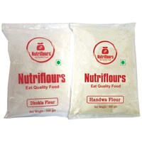 Nutriflours Healthy Combo Pack Dhokla & Handwa Flour, 0.5 kg