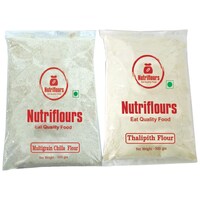 Nutriflours Combo Thalipith & Multigrain Chilla Flour, 0.5 kg