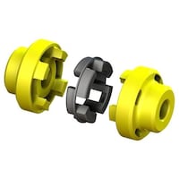 Durable Normex Coupling, Yellow & Black