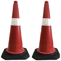 Picture of Road Safety Cone, 1000 mm, Red & White
