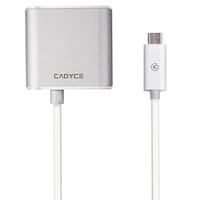 Cadyce USB C to HDMI Adapter, CA-C3HDMI, White