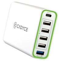 Picture of Cadyce 60W 6 Port USB Wall Charge, CA-6UCWC, White