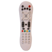 Upix DTH Remote No. 125, Compatible with Videocon D2H Set Top, White