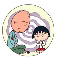 Picture of BP The Anime Chibi Maruko Chan Focussing Printed Badge