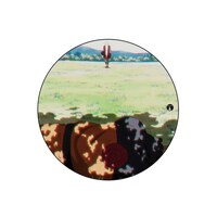 Picture of BP The Anime Naruto Scenery Printed Round Pin Badge