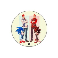 Picture of BP Video Game Sonic & Infamous Second Son Printed Round Pin Badge